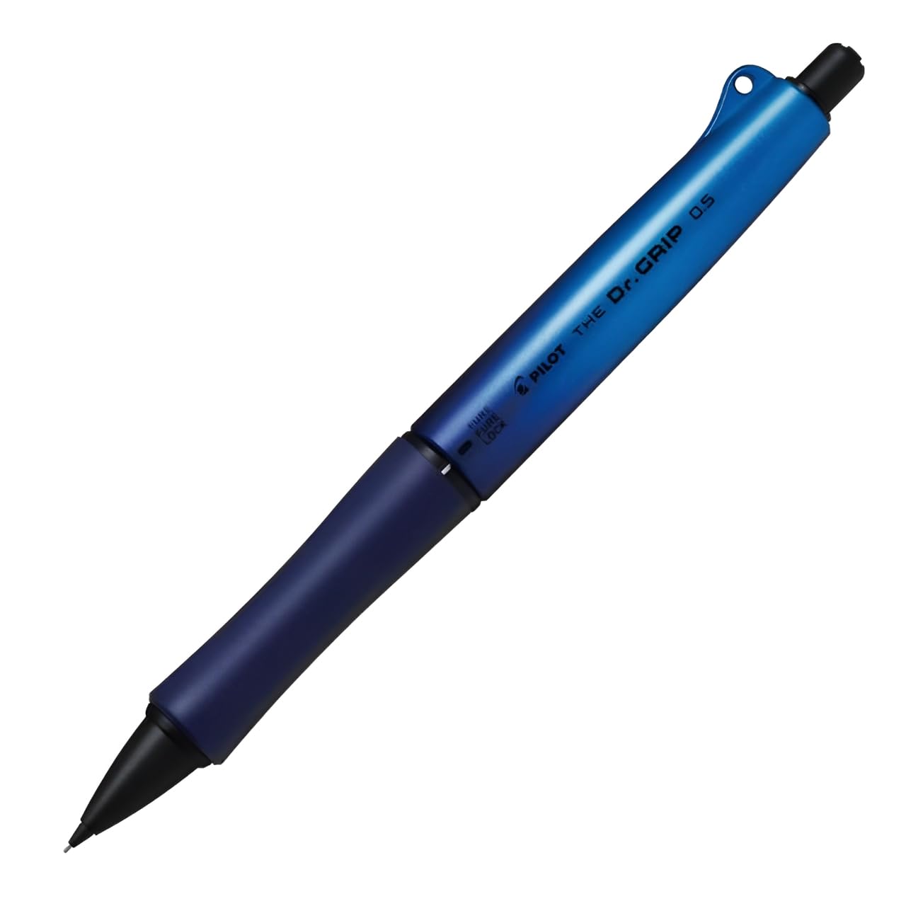 Pilot Dr. Grip 0.5mm Mechanical Pencil Deep Blue Black Accent