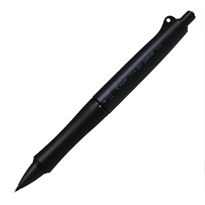 Pilot Dr. Grip Mechanical Pencil 0.5mm Matte Black Ergonomic Design