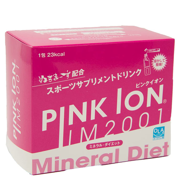 Pink Ion Powdered Soft Drink Supplement 30 Packets Mineral 1103 Heat Relief