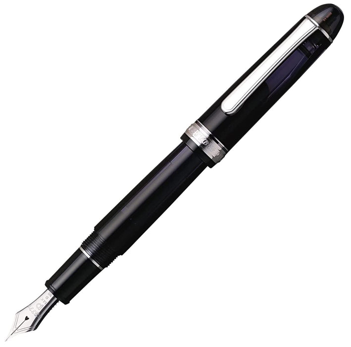 Platinum Pen 3776 Century Black Diamond Soft Fine Point Fountain Pen with Love Sticker