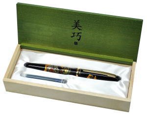 Platinum Fountain Pen Bikou Ssangyong Vermilion Fine Point PGB-12000M #71-2