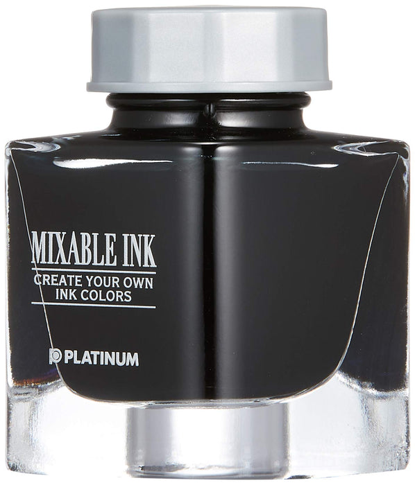 Platinum Fountain Pen with Mixable Smoke Black Bottle Ink - Inkm-1000-1 Model