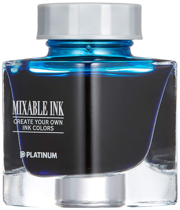 Platinum Fountain Pen - Aqua Blue Mixable Bottle Ink 57 Inkm-1000-57 Model