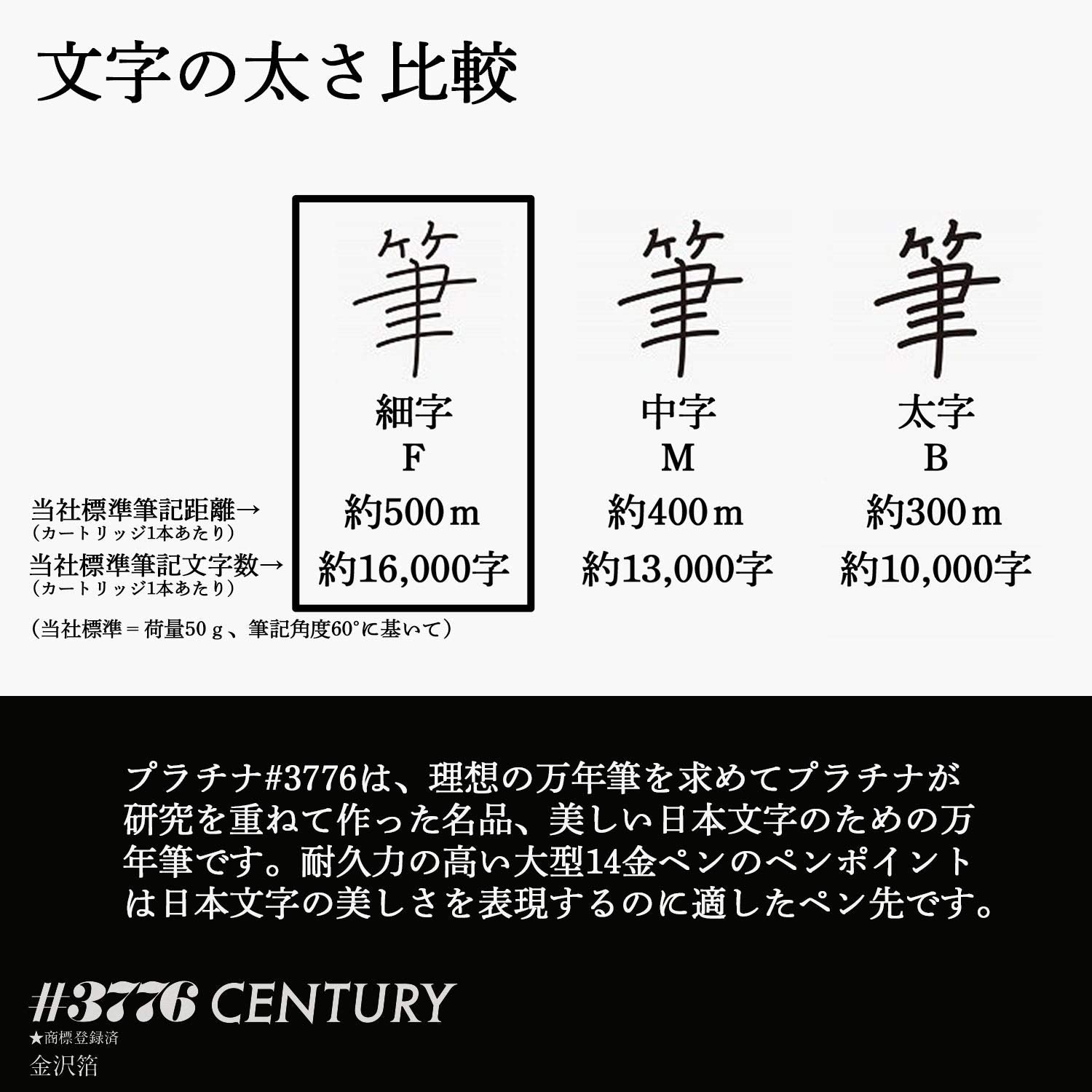 Platinum Century Kanazawa Foil Shoryu Fine Point Fountain Pen Pnb-35000H#57-2