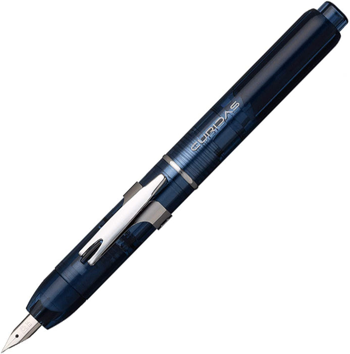 Platinum Curidas 伸缩钢笔深渊蓝色超细 5.5x0.55 英寸 - PKN-7000#50-EF