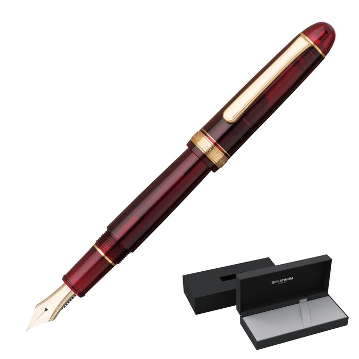 Platinum Brand #3776 Century Burgundy Super Fine Fountain Pen