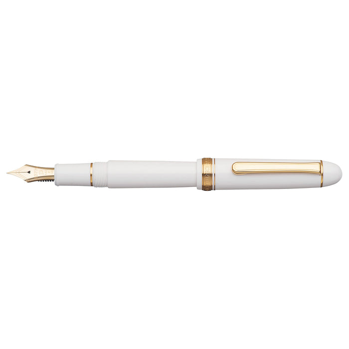 Platinum Fountain Pen #3776 Century Medium Point Chenonceau White Size 139.5x15.4mm 20.5g