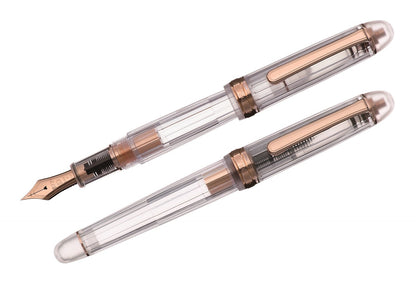 Platinum Fountain Pen - #3776 Century Nice Rose Fine Point Pnb-20000R#5-2