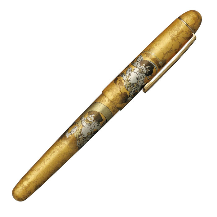 白金 3776 世紀風神雷神鋼筆兩用粗尖進口