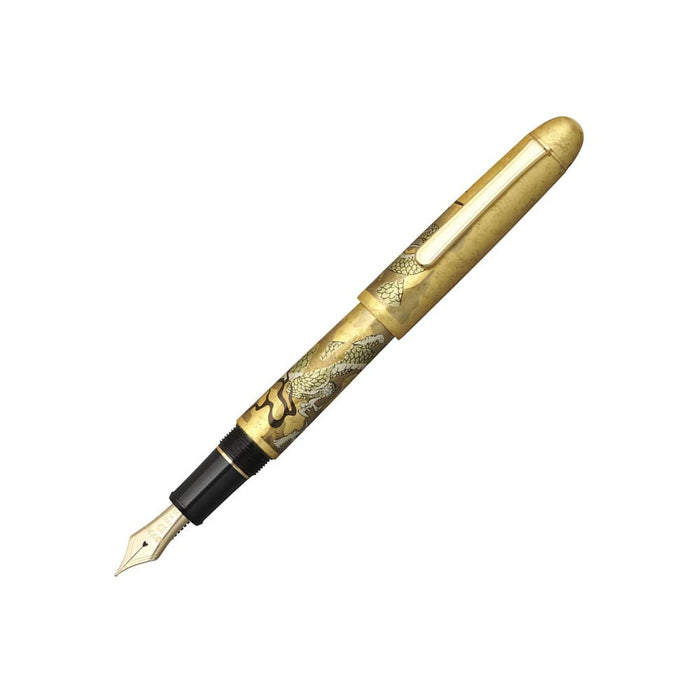 白金钢笔 3776 世纪 - 粗体金泽白翔龙两用 PNB-35000H 常规进口