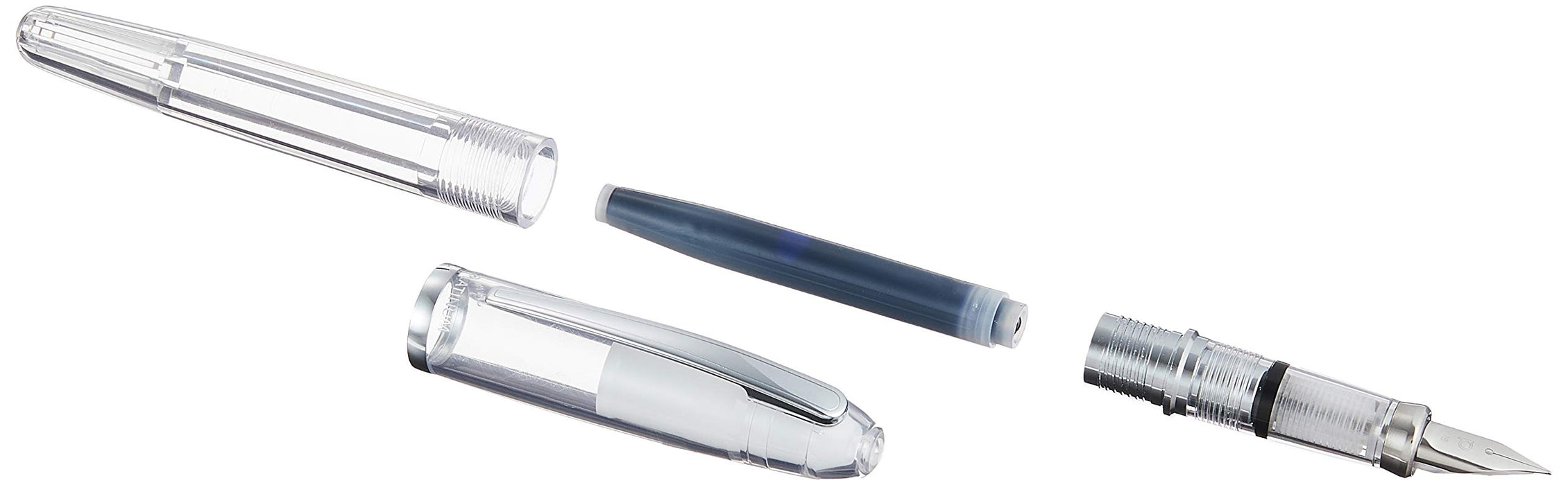 Fine Point Platinum Fountain Pen - Crystal Shine Balance PGB-3000A#5-2