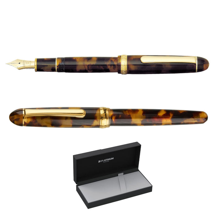 Platinum Fine Point Fountain Pen Bekkou Celluloid Design - PTB-35000#62-2