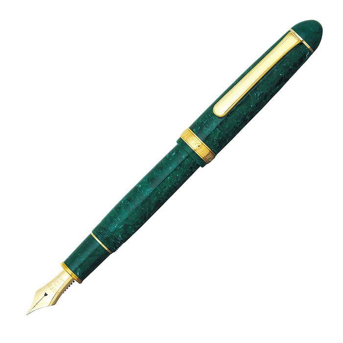 Platinum Brand Medium Point Emerald Fountain Pen Celluloid PTB-35000#45-3