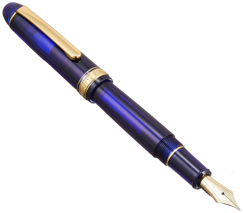 Platinum Century Chartres Blue Fountain Pen Medium Point PNB-13000#51-3