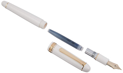 Platinum Fountain Pen Century - Ultra Fine Chenonceau White