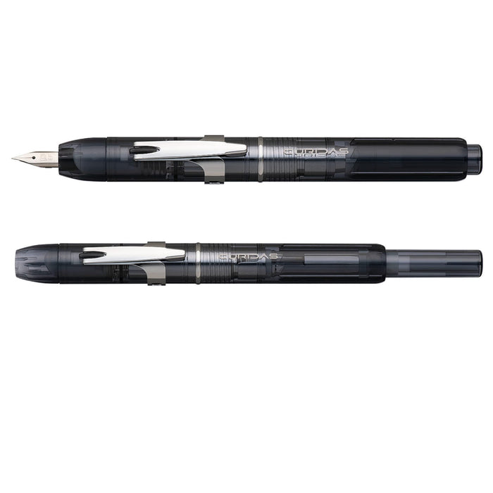 Platinum Curidas Fine Point Fountain Pen Graphite Smoke - PKN-7000#7-2