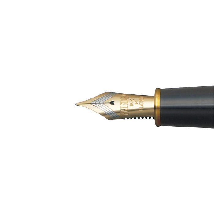Platinum Izumo Iron Sword Wood Fountain Pen - Matte Finish Fine Point Dual-Use PIZ-50000T 20-2