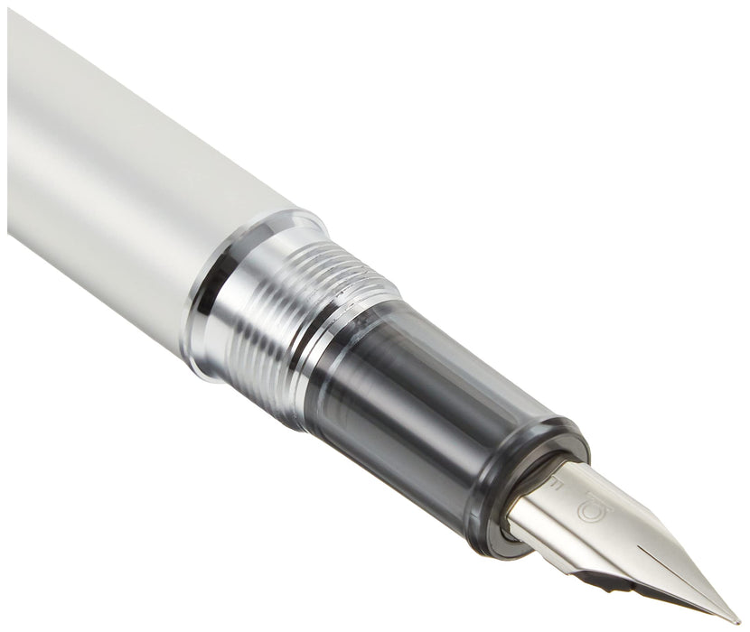 铂金钢笔 Procion 光泽缎面银色细尖两用 PNS-8000