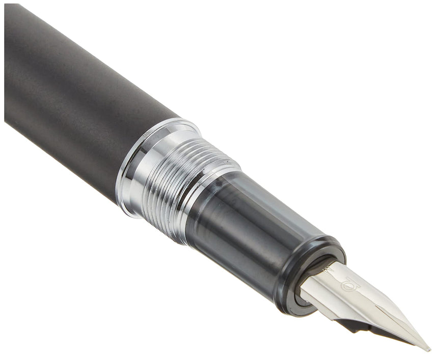 白金鋼筆中型筆尖光澤黑霧兩用常規進口 Pns-8000 1-3