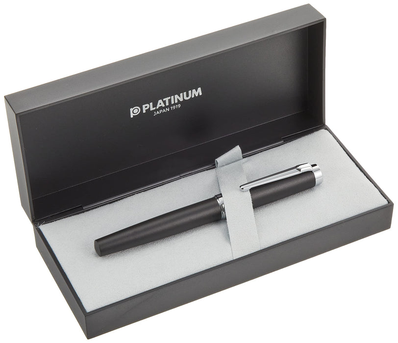 Platinum Fountain Pen Medium Nib Luster Black Mist Dual-Use Regular Import Pns-8000 1-3
