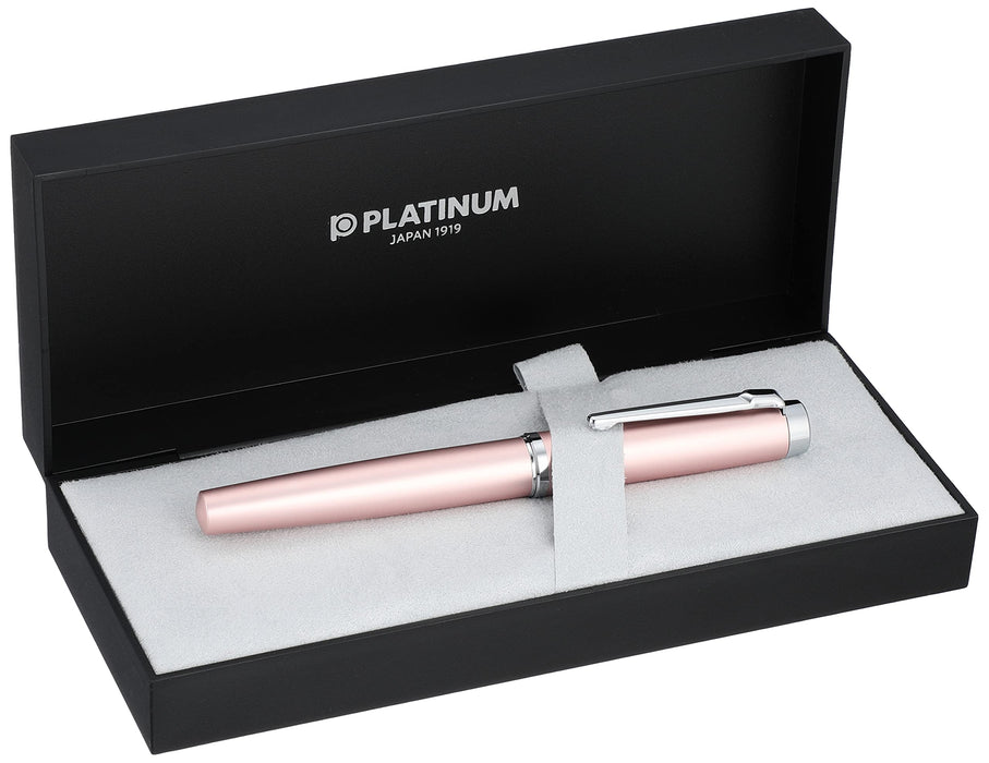 Platinum Fountain Pen M Medium Niprocion Dual-Use Rose Gold Luster PNS-8000 18-3 Regular Import
