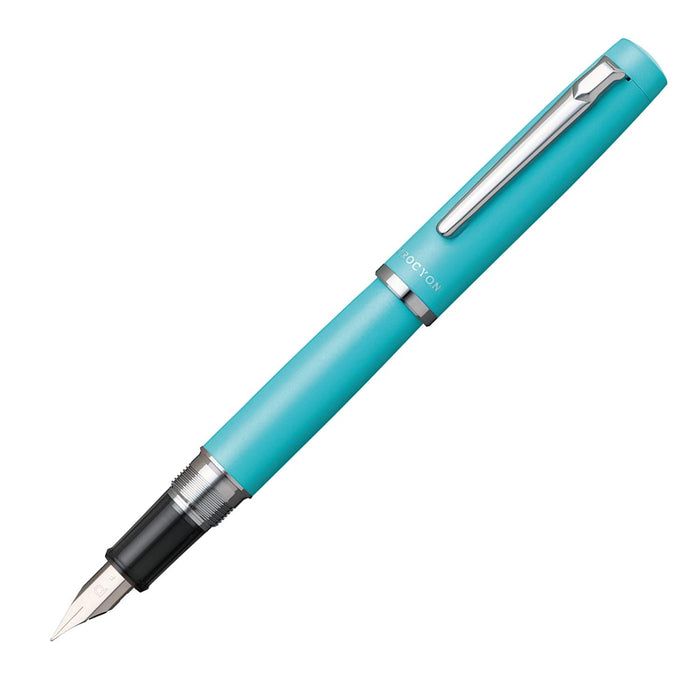 Platinum Fountain Pen - Niprocion Turquoise Blue Medium Dual-Use - Model PNS-5000 52-3
