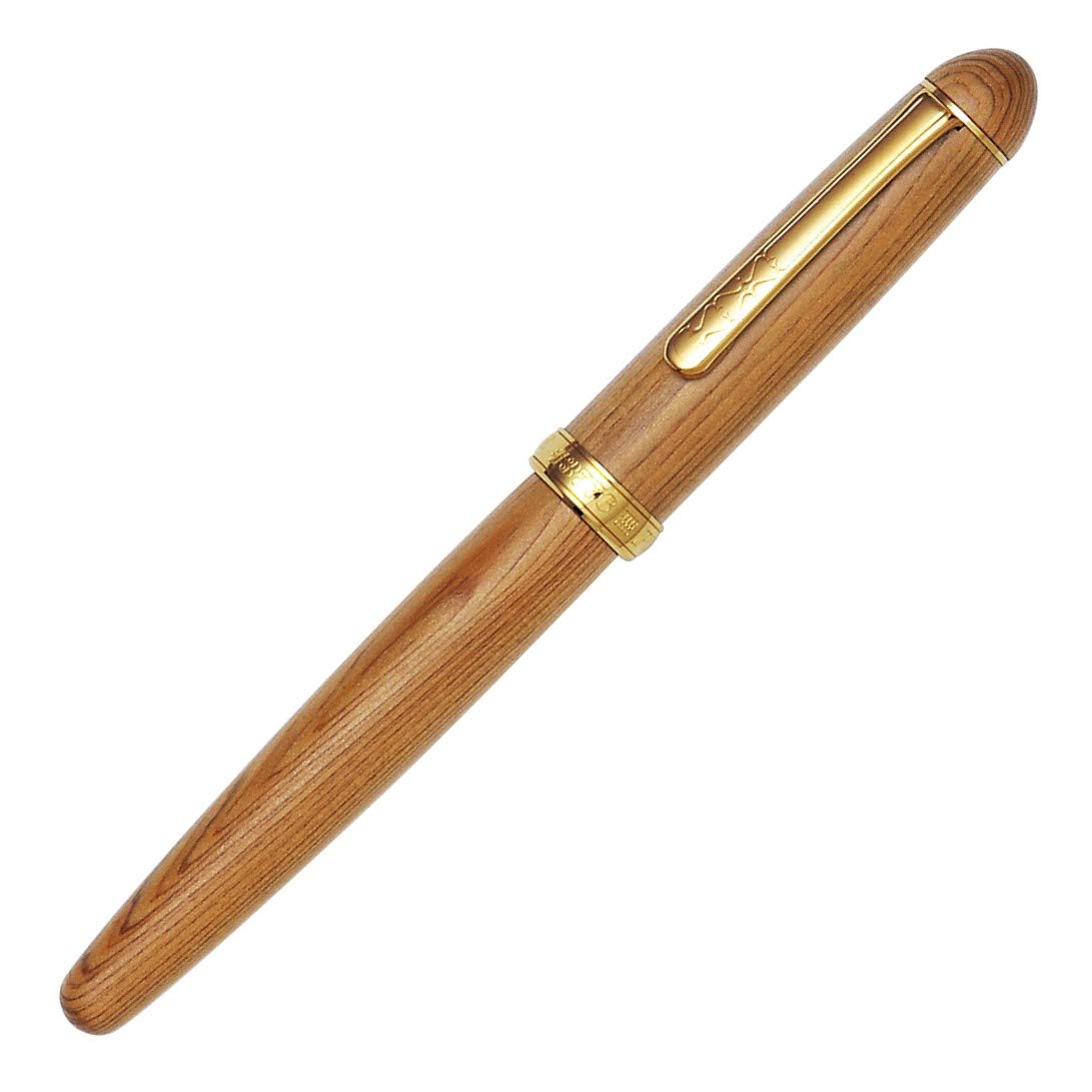 プラチナ 3776 センチュリー 屋久杉 万年筆 中字 両用式 正規輸入品