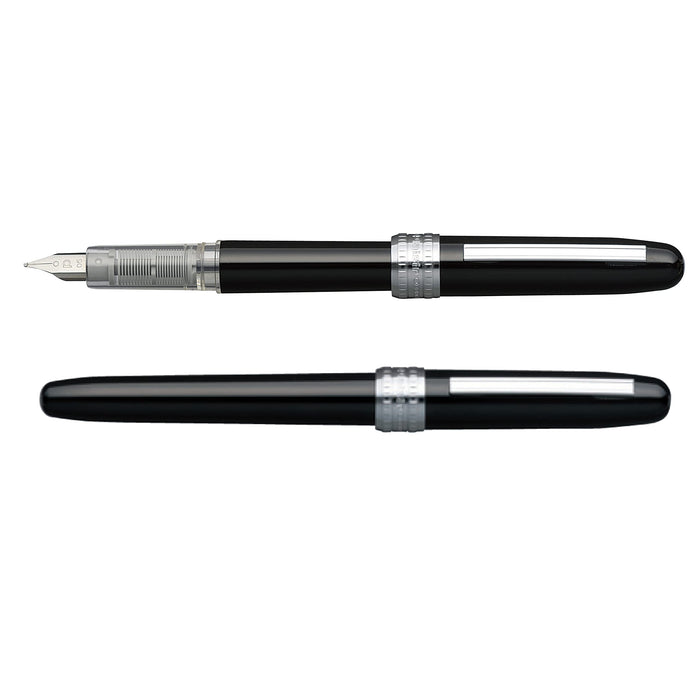 Platinum Fountain Pen Plaisir Medium Point Black Mist PGB-1500#1-3 Model