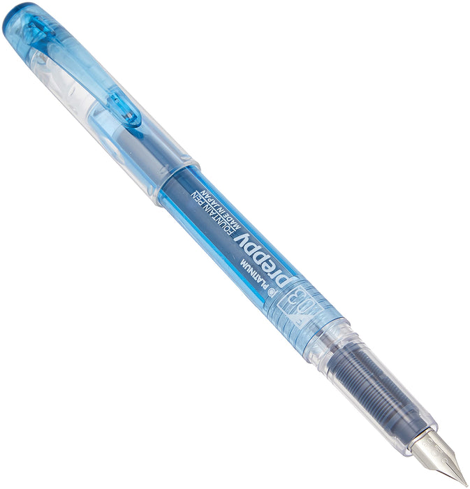 Fine Point Platinum Fountain Pen Preppy Blue Black Model PSQ-300 #3-2