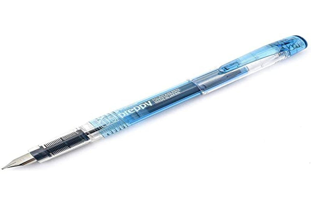 Platinum 钢笔 Preppy 蓝色黑色中号笔尖 PSQ-300#3