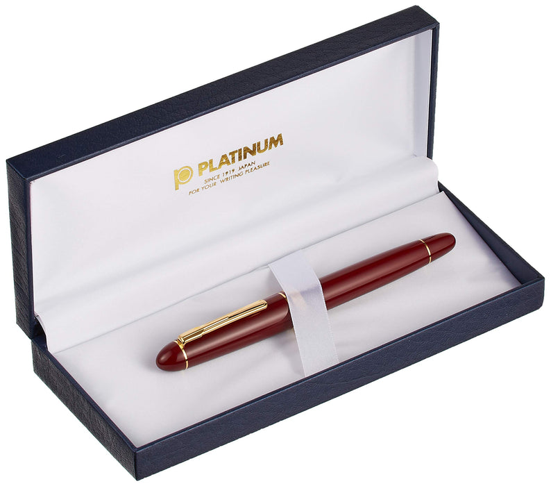 Platinum Fountain Pen President Edition - Wine Red Extra Fine PTB-20000P#10-1