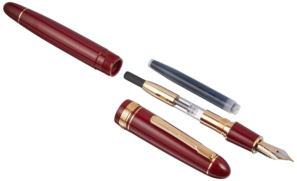 Platinum Fountain Pen President Medium Point Wine Red - PTB-20000P#10-3