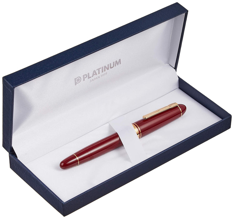 Platinum Fountain Pen President Medium Point Wine Red - PTB-20000P#10-3