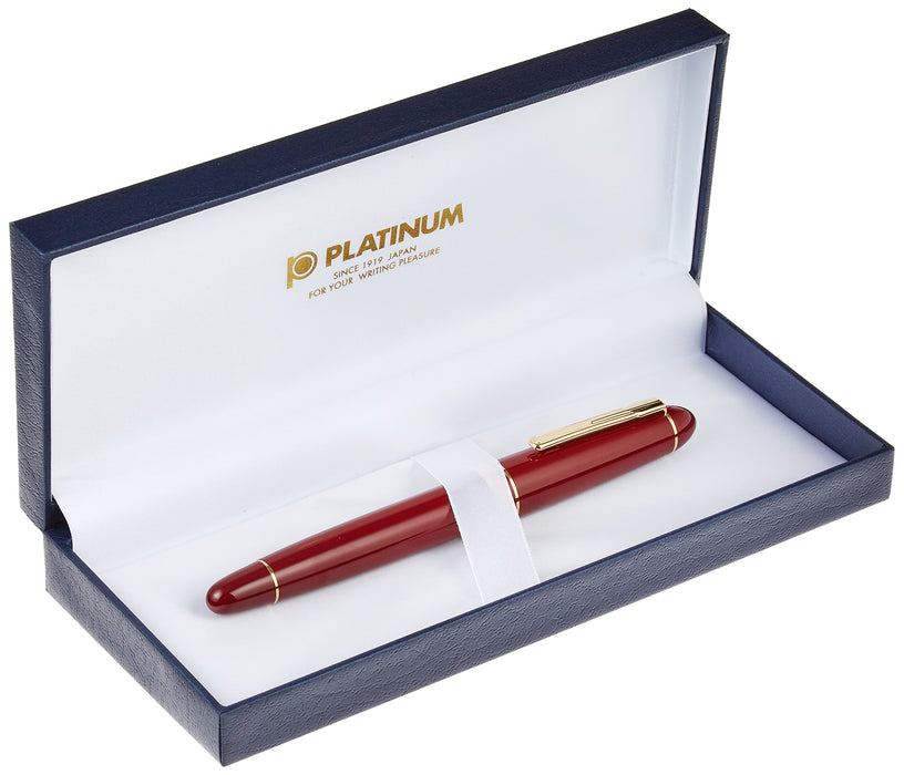 Platinum Fountain Pen President in Ultra Fine Wine Red PTB-20000P#10-9