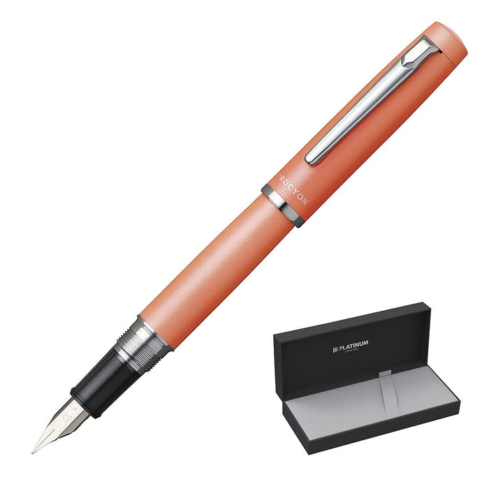 Platinum Procion Fountain Pen Persimmon Orange Medium Point #25 PNS-5000