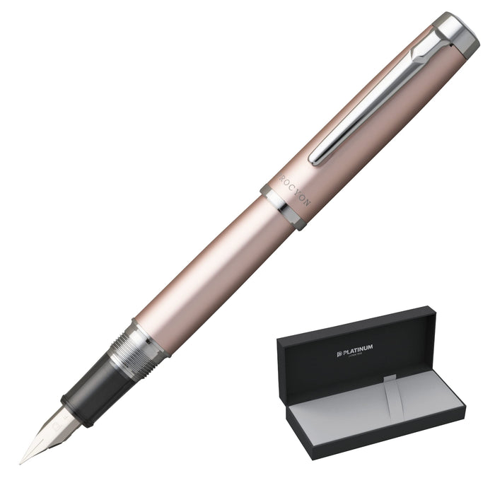 Platinum Fountain Pen Procion Luster Medium Point in Rose Gold