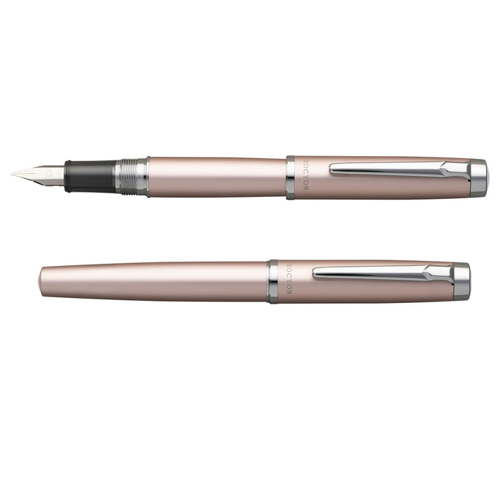 Platinum Fountain Pen Procion Luster Medium Point in Rose Gold