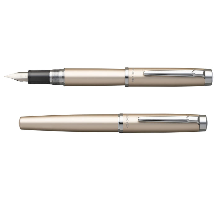 Platinum Procion Luster Fine Point Fountain Pen PNS-8000#78-2 Champagne Gold