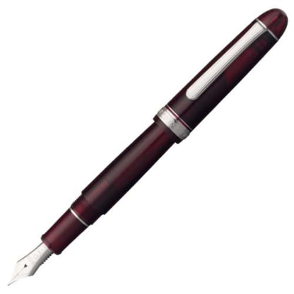 Platinum 3776 Century Fountain Pen - Ultra Fine Point Rhodium Finish Burgundy Dual-Use