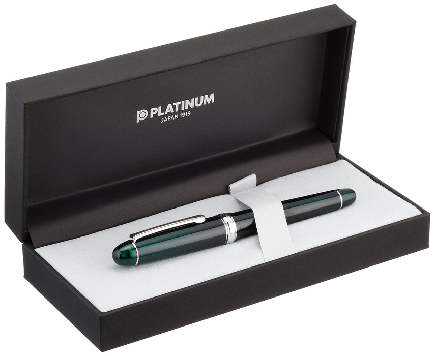 Platinum 3776 Century UEF Ultra Fine-Point Fountain Pen Laurel Green Rhodium Finish