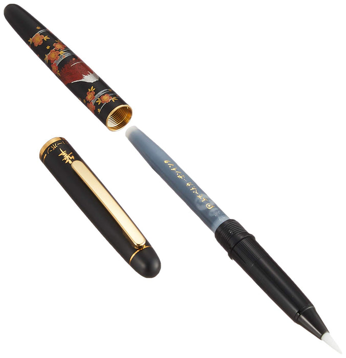 白金鋼筆 Fude 風格，配有新型軟毛筆 現代 Makie 功能 - 富士與櫻花 CF4000M 設計