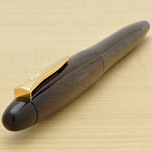 Platinum Fine Point Izumo Iron Sword Wood Fountain Pen Piz-50000T#21