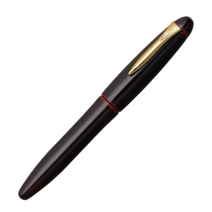 Izumo Tame-Nuri Platinum Fountain Pen Akatame Bold Piz-55000#28-4