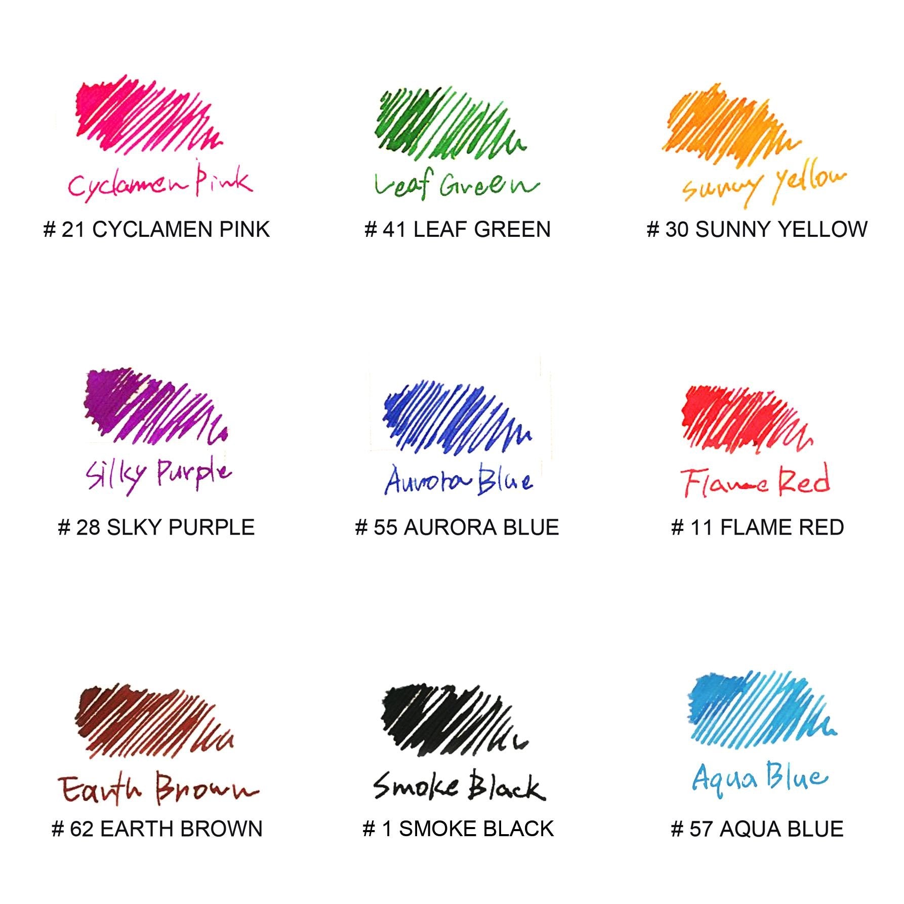 Platinum Mixfree Silky Purple Ink Fountain Pen - Model Inkm-1200#28