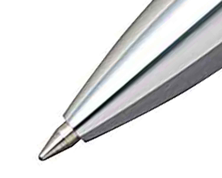 白金多功能双动钢笔正品黑色皮革包裹 Mwbl-10000#1