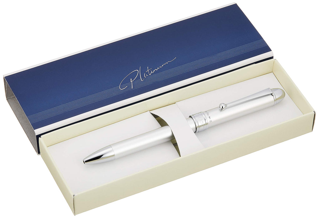 Platinum Multifunctional Double Action Fountain Pen in Ice White - Mwb-1000C#3