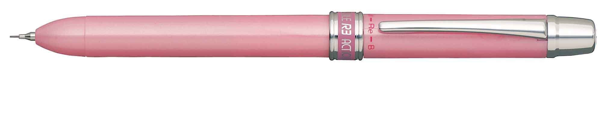 Platinum Double Action 3-in-1 Metallic Pink Fountain Pen Multifunctional MWB-800RS#18