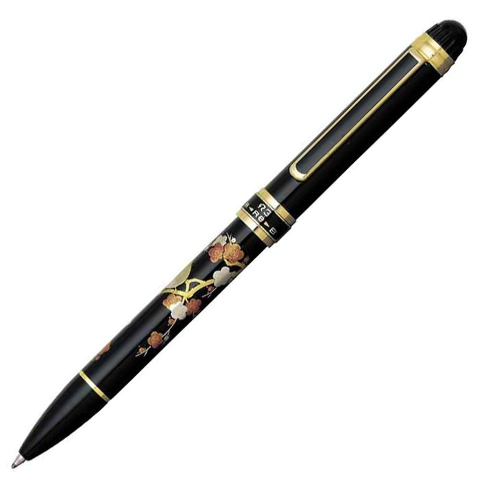 Platinum Fountain Pen Multifunctional Double Action Modern Makie Plum and Nightingale Design Mwb-5000Rm#31