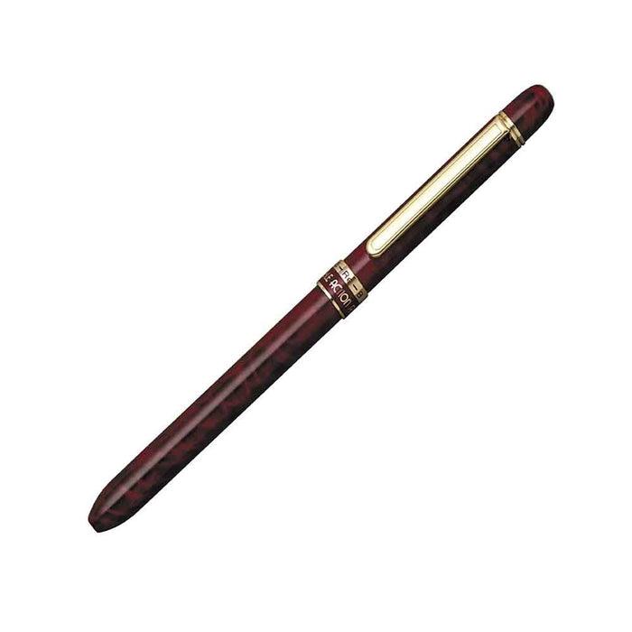 白金双动多功能钢笔红色大理石 #Mwbs-2000#70