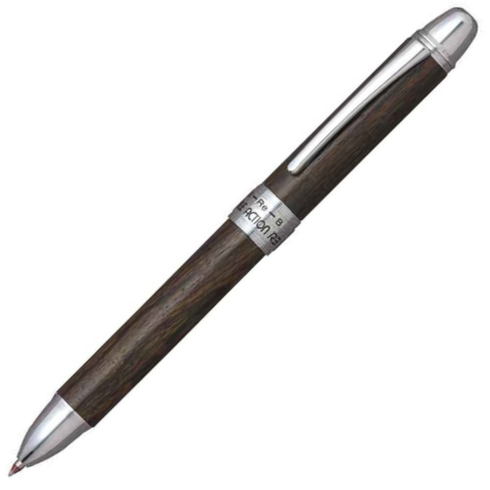 Platinum Fountain Pen - Double Action Multifunctional Pen Wooden Cordia Black Mwb-3000Rw#1